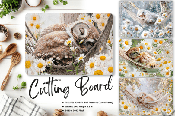 Cat Cutting Board Animal Chopping Board2