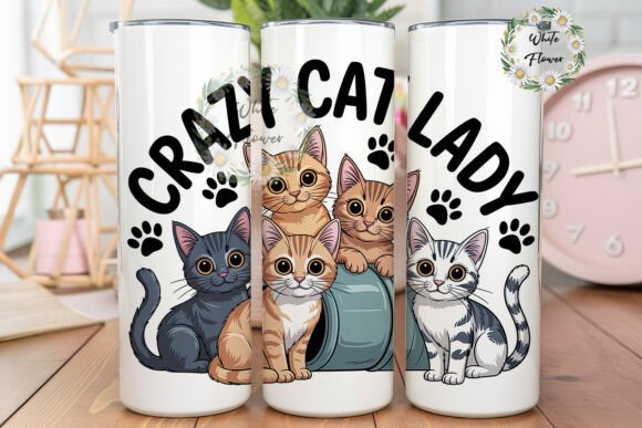 Crazy Cat Lady Tumbler