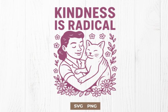 Kindness Is Radical Feminist SVG PNG
