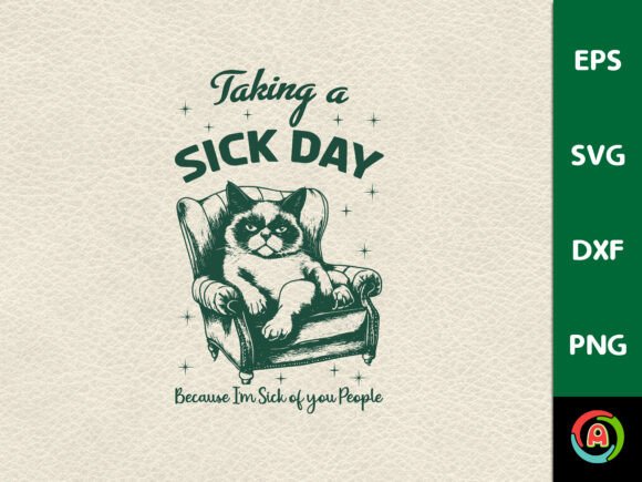 Taking a Sick Day Because I’m Sick Cat